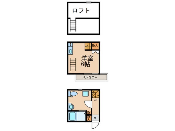 アースクエイク花塚の物件間取画像